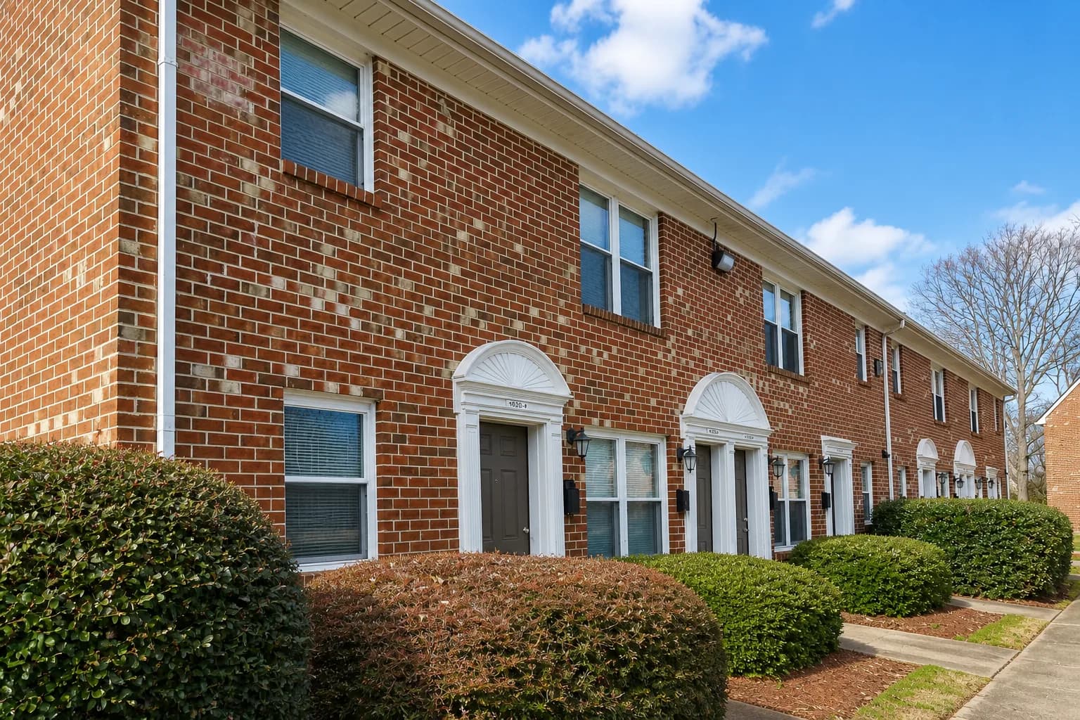 Residential streets in Churchland, Portsmouth, Virginia