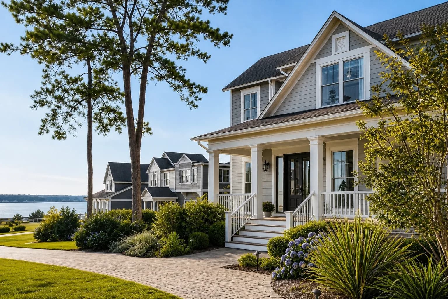 Waterfront homes in Great Neck, Hampton Roads