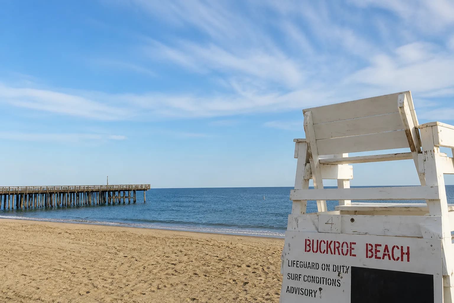 Shoreline at Buckroe Beach, Hampton