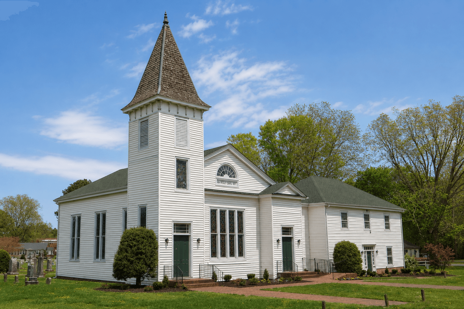 Chuckatuck neighborhood street in Suffolk, Virginia