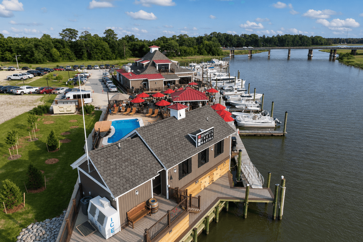 Bennett's Creek waterfront neighborhood in Suffolk, Virginia
