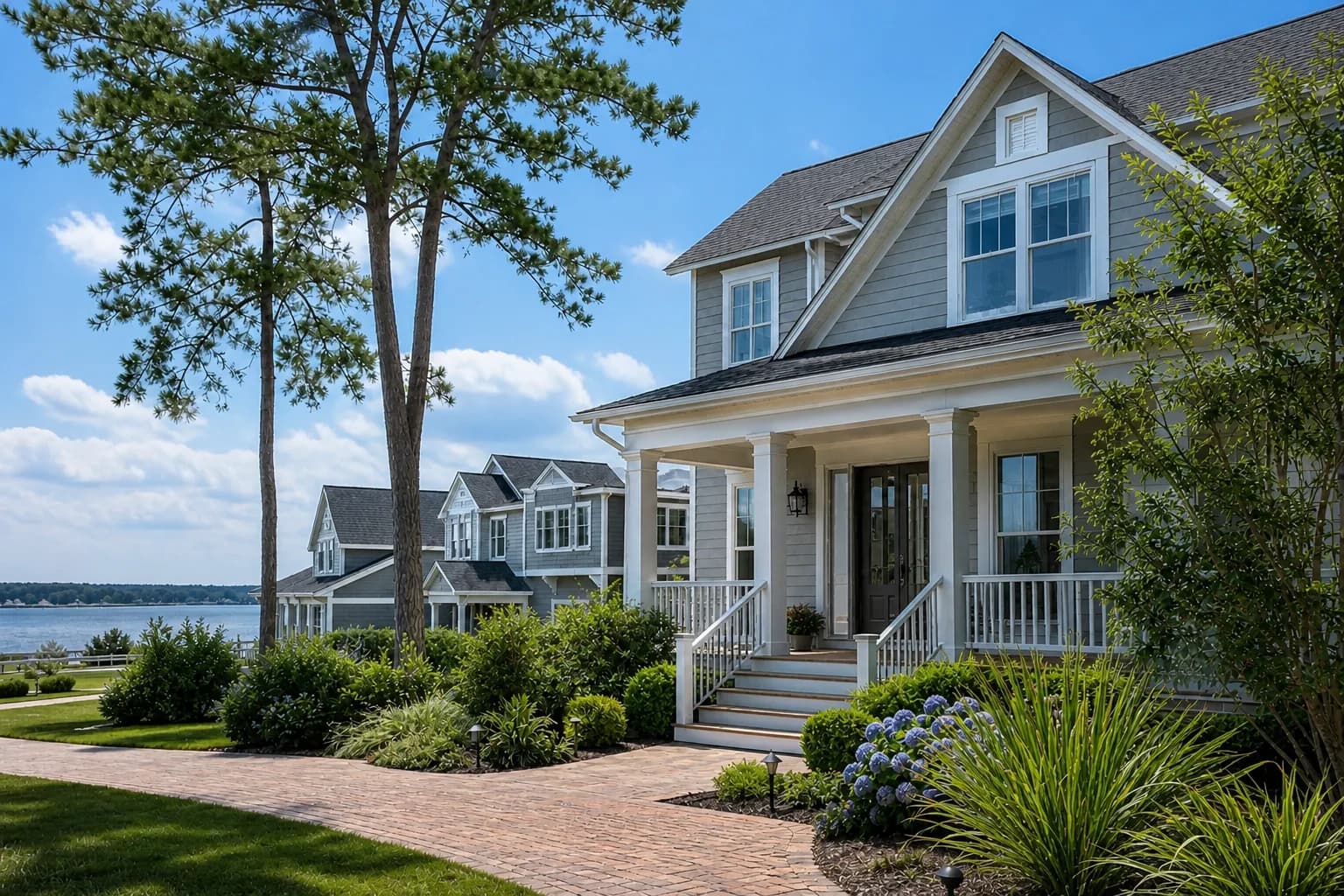 Waterfront homes in Great Neck, Hampton Roads
