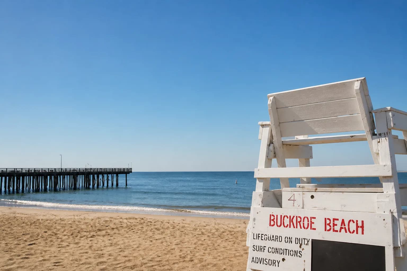 Waterfront at Buckroe Beach, Hampton, Virginia