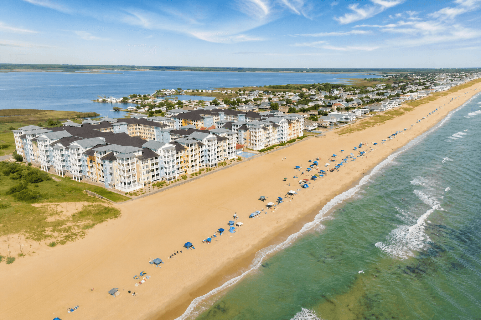 Coastal homes near Sandbridge, Virginia Beach