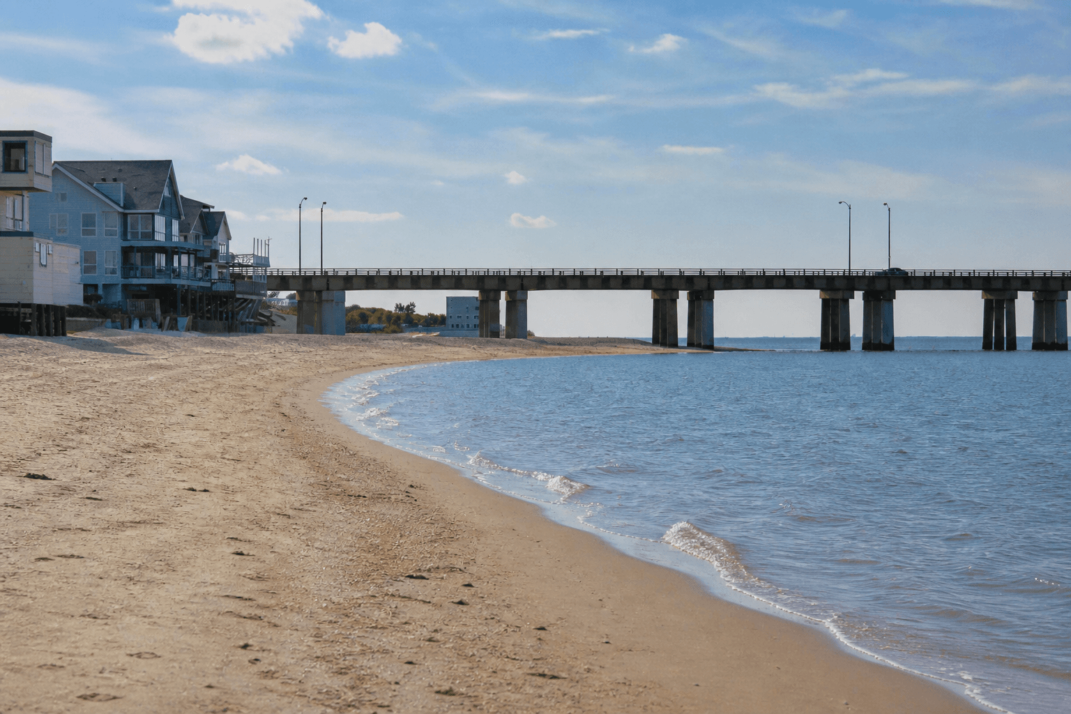 Chesapeake Bay shoreline at Chic's Beach, Virginia Beach