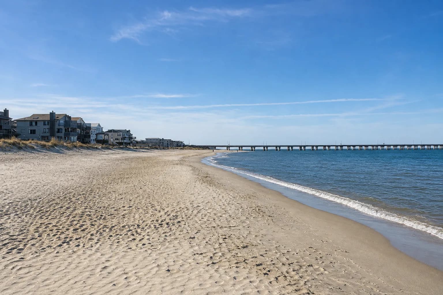 Chesapeake Bay shoreline at Chic's Beach, Hampton Roads