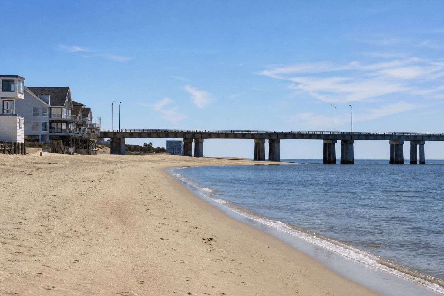 Chesapeake Bay shoreline at Chic's Beach, Virginia Beach